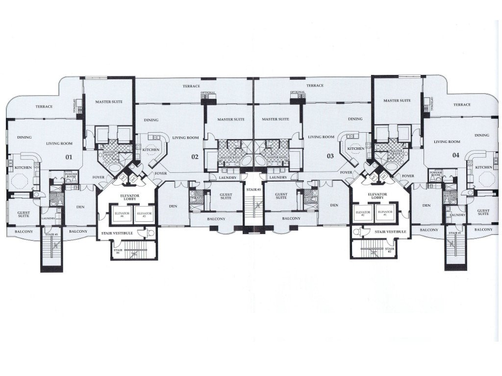 Waterfront Condo Floor Plans - Pier 81 - Marco Island, FL